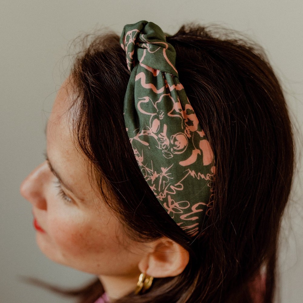 Spring Green - Knot Headband