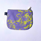 SPRING - LILAC AND YELLOW FLORAL POUCH