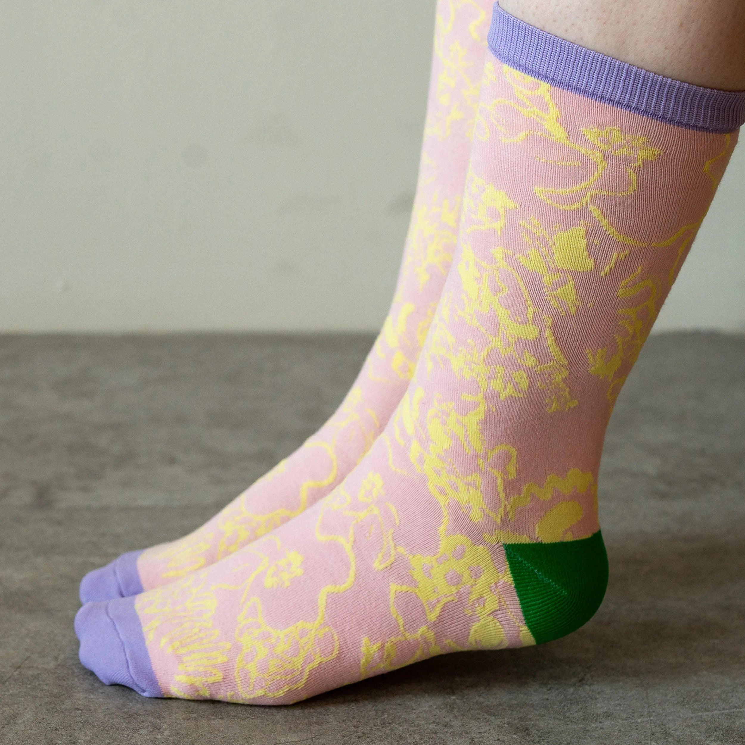 Spring pink - Woven socks - Limited edition