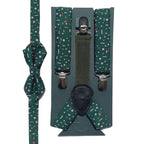 Aerial Green - Geometric Toddler & Boy's Bow Tie