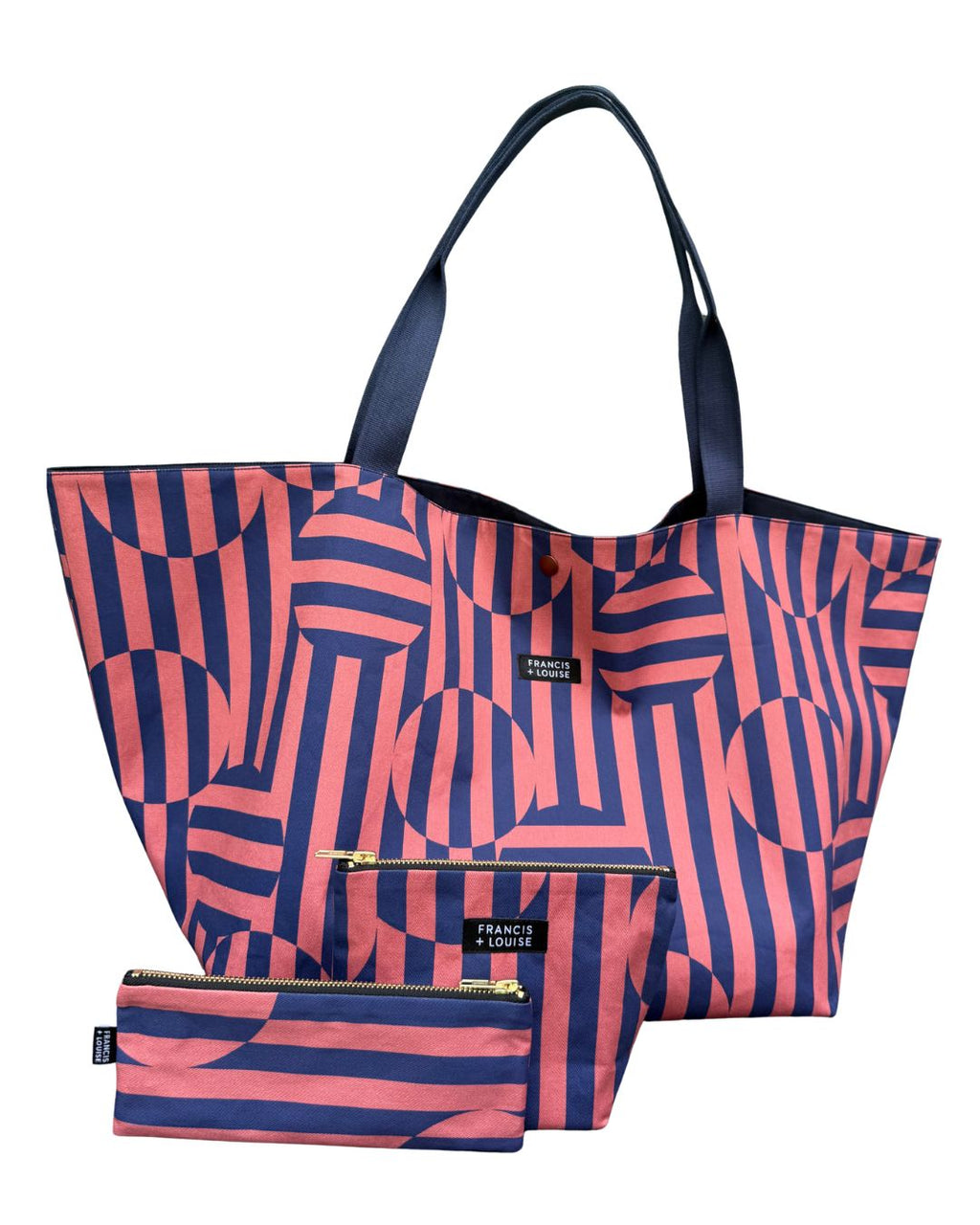 Bauhaus Geometric Cotton Bag · Large