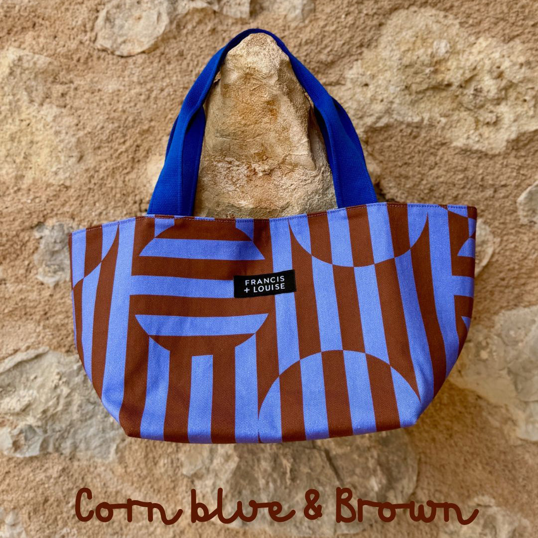 Bauhaus Geometric Cotton Bag · Medium