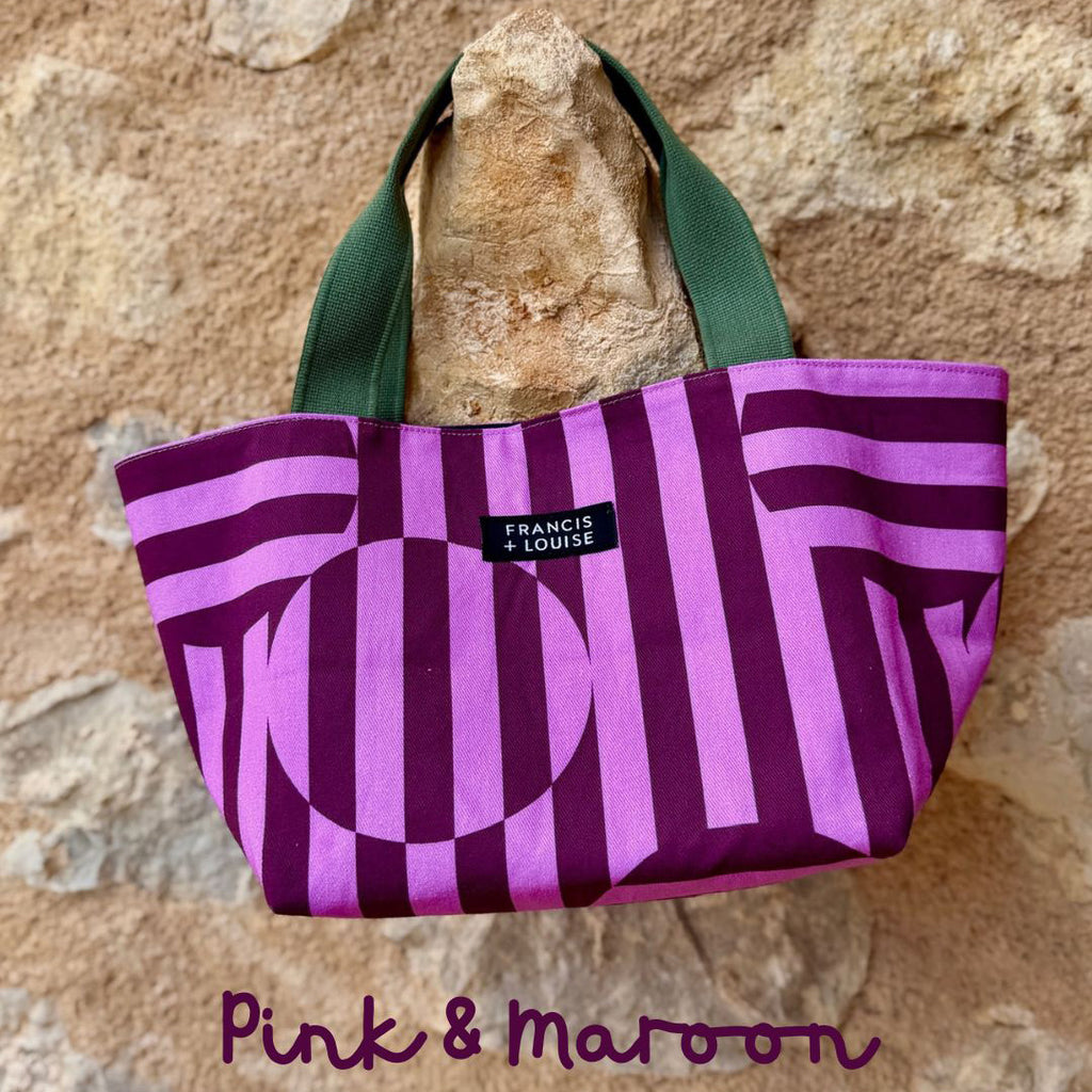 Bauhaus Geometric Cotton Bag · Medium