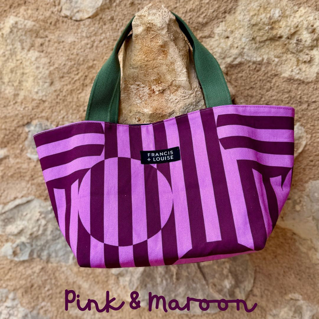 Bauhaus Geometric Cotton Bag · Medium