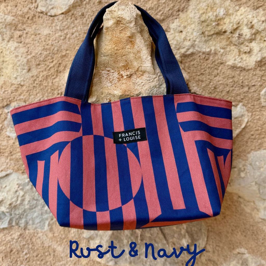 Bauhaus Geometric Cotton Bag · Medium