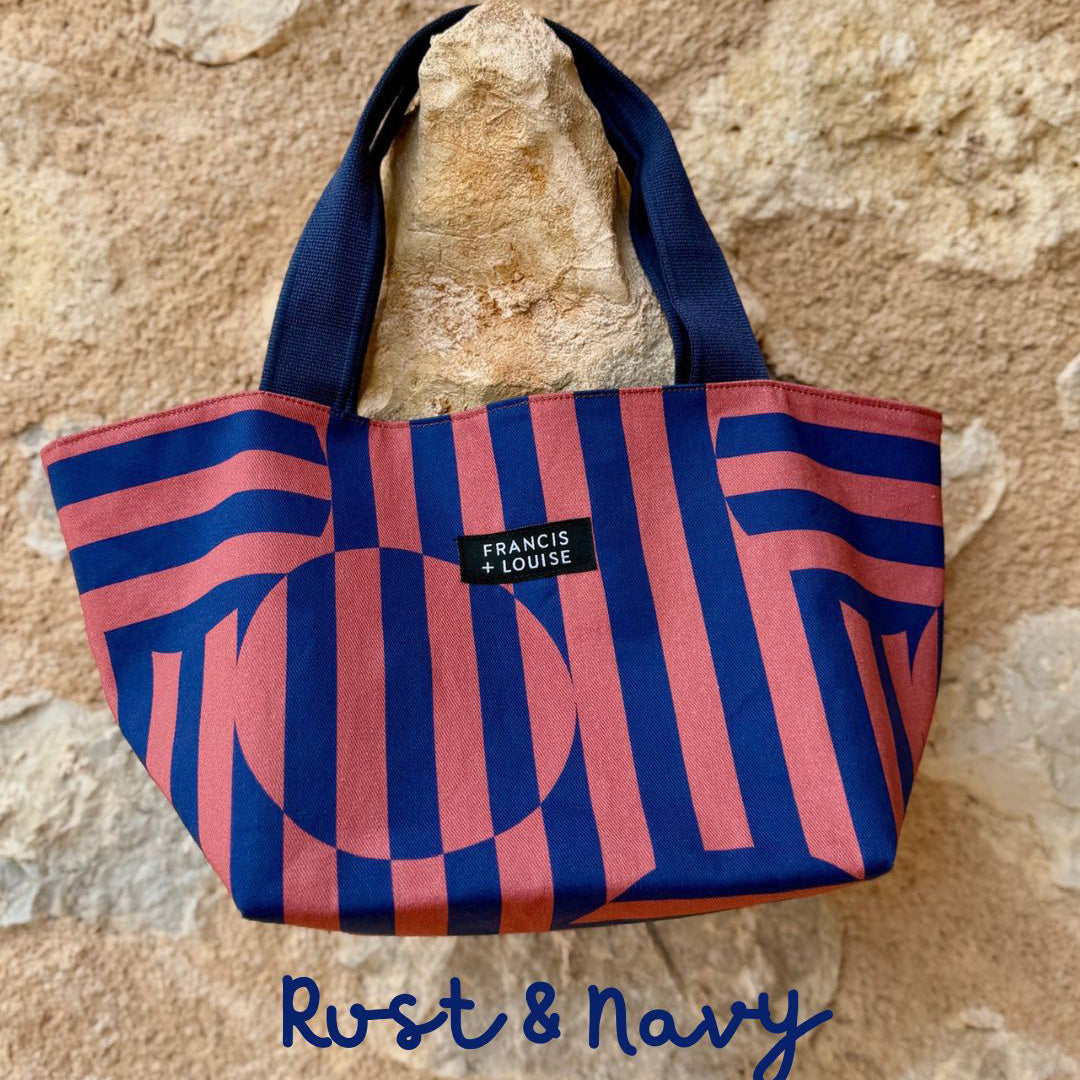 Bauhaus Geometric Cotton Bag · Medium