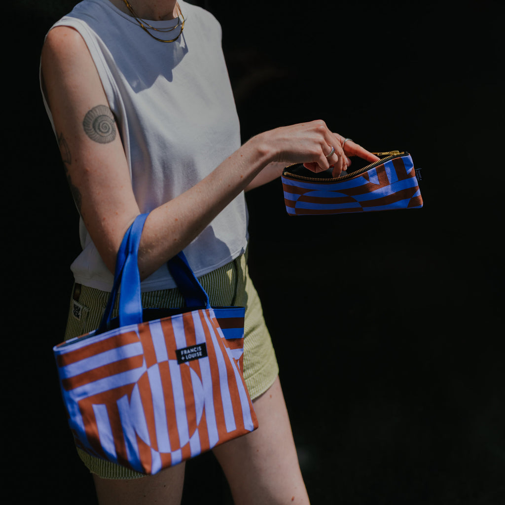 Bauhaus Geometric Cotton Bag · Small