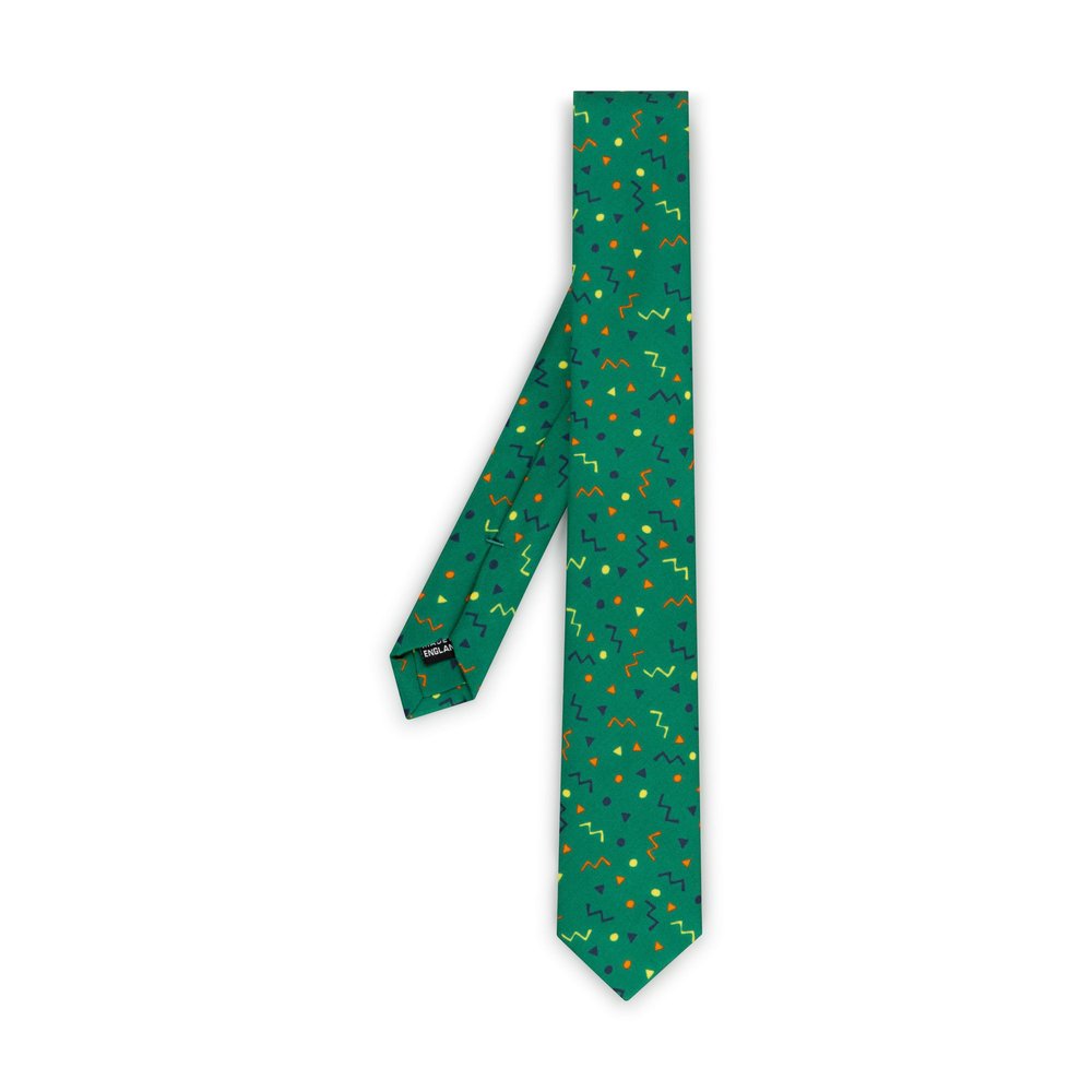 Limited Edition - Herbie Green - Geometric Silk Tie