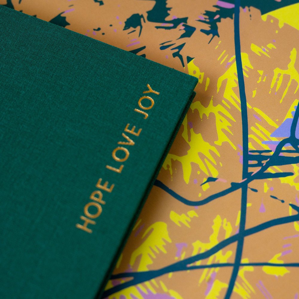 Wren green linen - Journals /Notebooks - limited edition