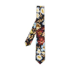 Kingscote Blue - Floral Silk Tie