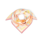 STELLA - GEOMETRIC SQUARE SILK SCARF