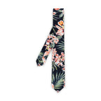 Tokoriki Black & Coral - Tropical cotton Tie