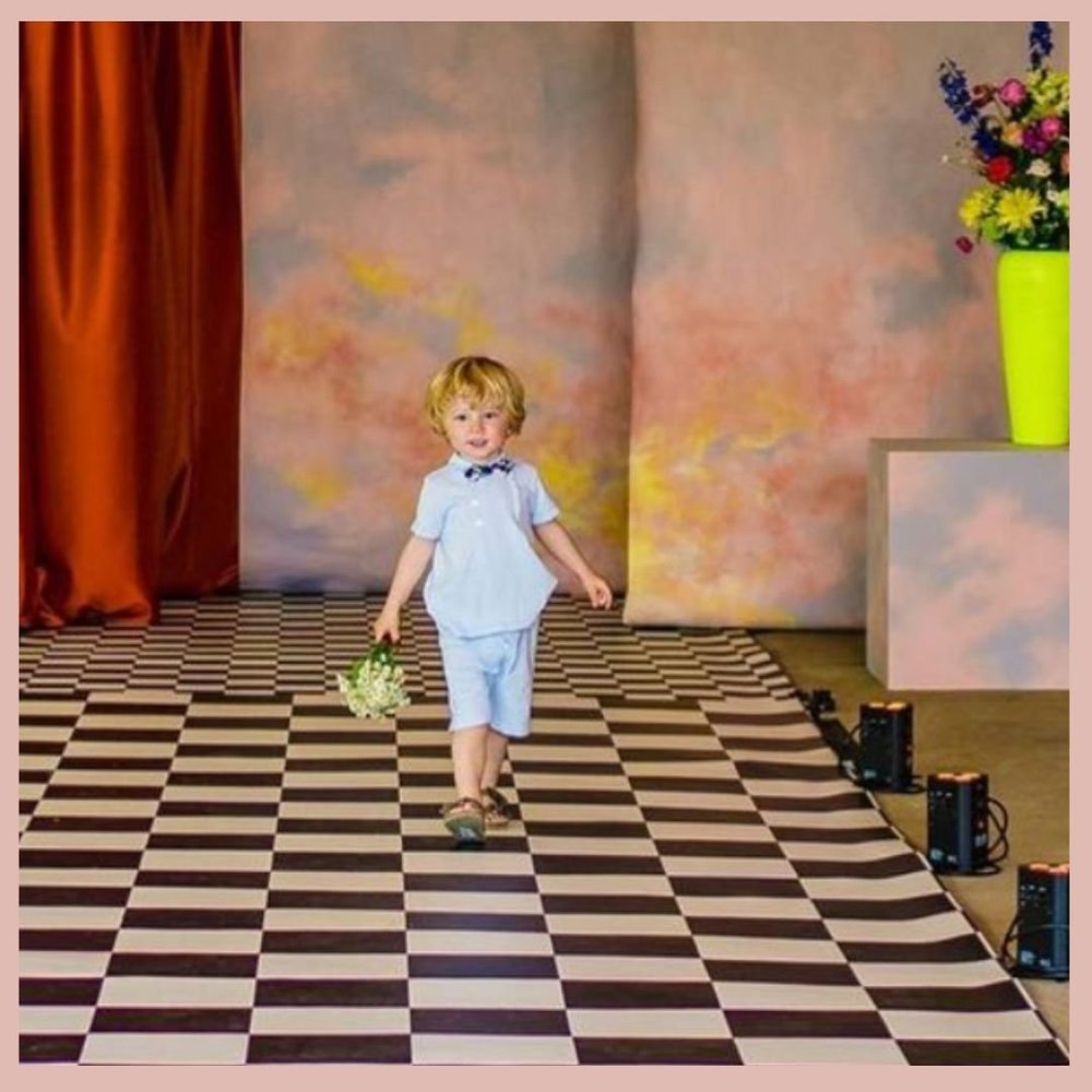 Tropical Floral Toddler & Boy's Bow Tie