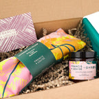 WREN LAVENDER EYE PILLOW AND CANDLE SELF CARE GIFT SET