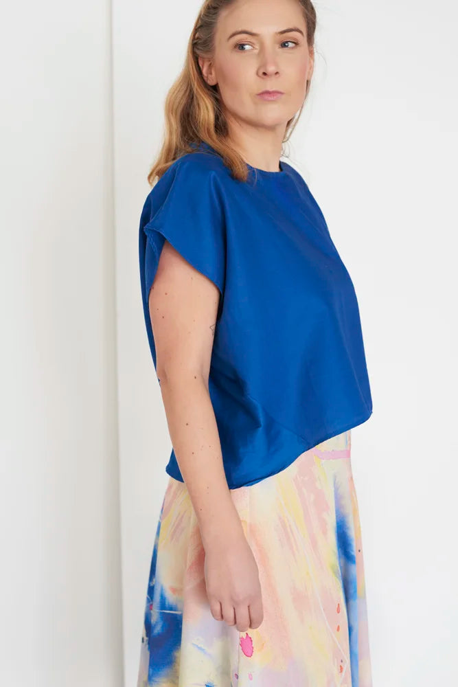 ROYAL BLUE - BRIDESMAID TOP