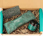 AERIAL GREEN LAVENDER EYE PILLOW AND CANDLE SELF CARE GIFT SET