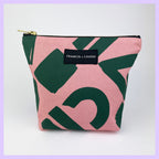 LOVE - GREEN AND PINK MAKE UP BAG