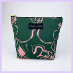 SPRING - GREEN AND PINK MAKE UP BAG
