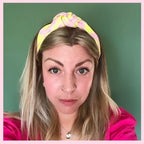 Love Pink & Yellow - Twist Headband