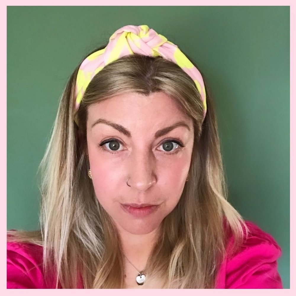 Love Pink & Yellow - Twist Headband