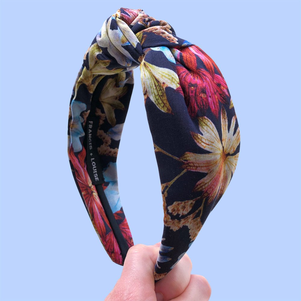 Kingscote Blue - Knot Headband