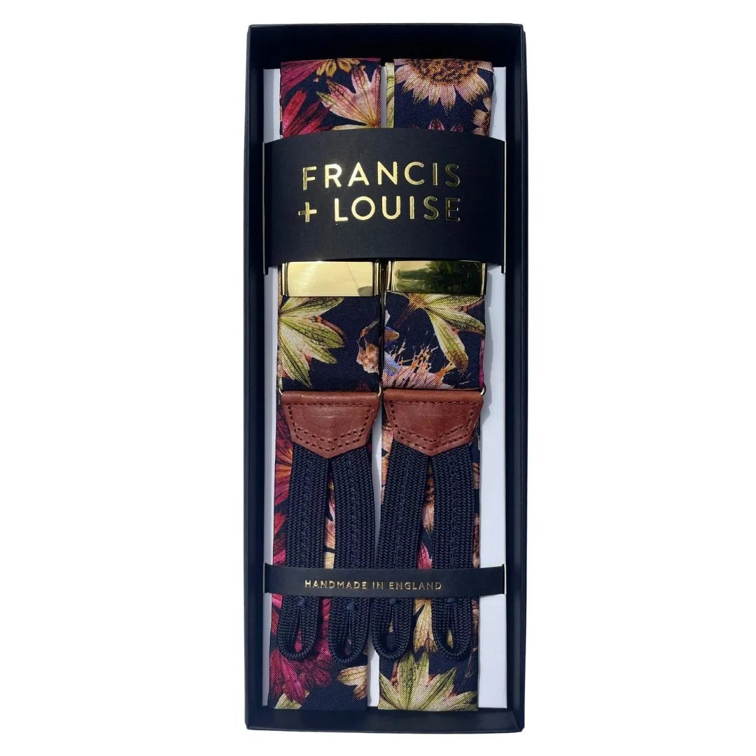 KINGSCOTE BLUE - FLORAL BRACES