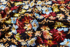 KINGSCOTE BLUE - FLORAL SQUARE SILK SCARF