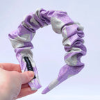 Scrunchie Headband in Love Lilac Eco Sparkle