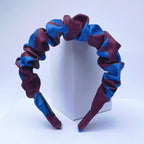 Scrunchie Headband in Love Maroon Eco Sparkle