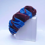Scrunchie Headband in Love Maroon Eco Sparkle
