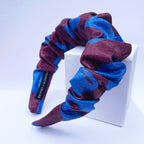 Scrunchie Headband in Love Maroon Eco Sparkle