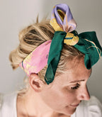 *NEW* WREN - MULTI-COLOURED SQUARE SILK SCARF