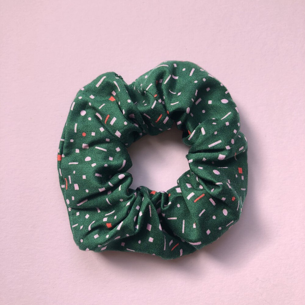 AERIAL GREEN - SCRUNCHIE